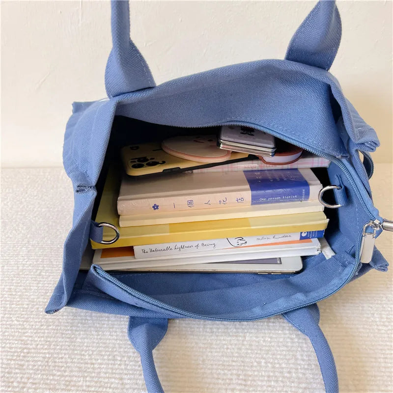 The London Tote – Classic Canvas - Urban style with personality. Spacious, lightweight, and perfect for busy routines.