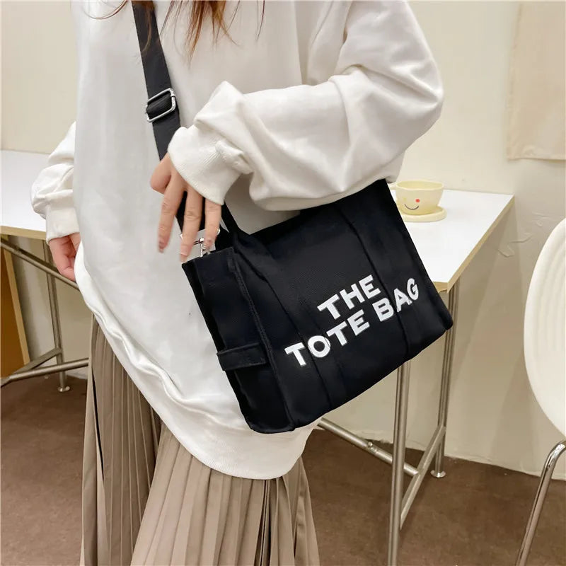 The London Tote – Classic Canvas - Urban style with personality. Spacious, lightweight, and perfect for busy routines.
