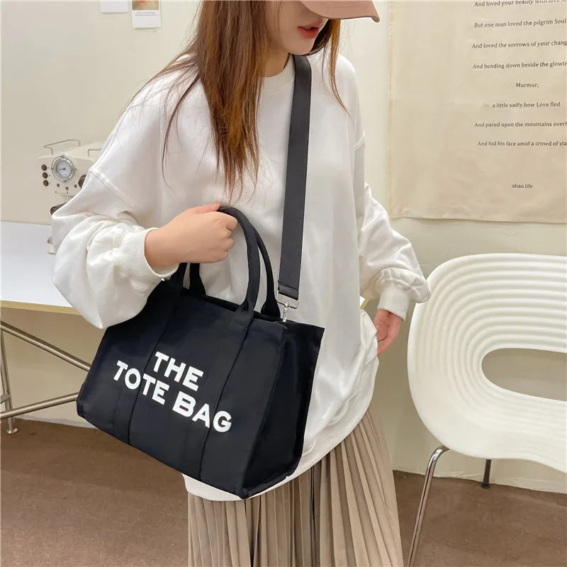 The London Tote – Classic Canvas - Urban style with personality. Spacious, lightweight, and perfect for busy routines.