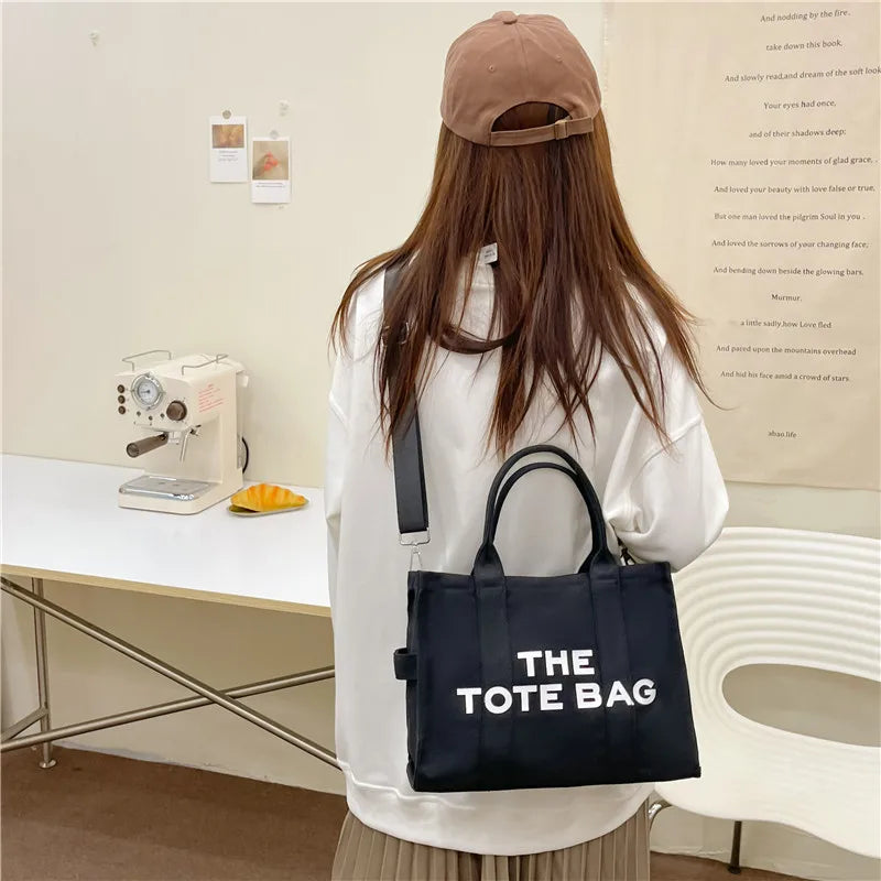 The London Tote – Classic Canvas - Urban style with personality. Spacious, lightweight, and perfect for busy routines.