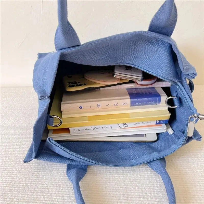 The London Tote – Classic Canvas - Urban style with personality. Spacious, lightweight, and perfect for busy routines.